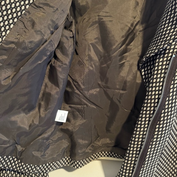 Insight brown tweed moto jacket blazer. Size: 6 - Picture 6 of 10